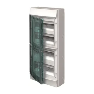 ABB MISTRAL65 GWT650 installatiekast din-rail leeg Opbouw Grijs 2782651