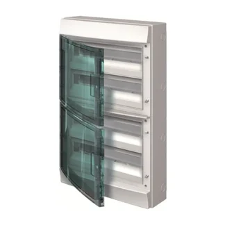 ABB MISTRAL65 GWT650 installatiekast din-rail leeg Opbouw Grijs 2782704
