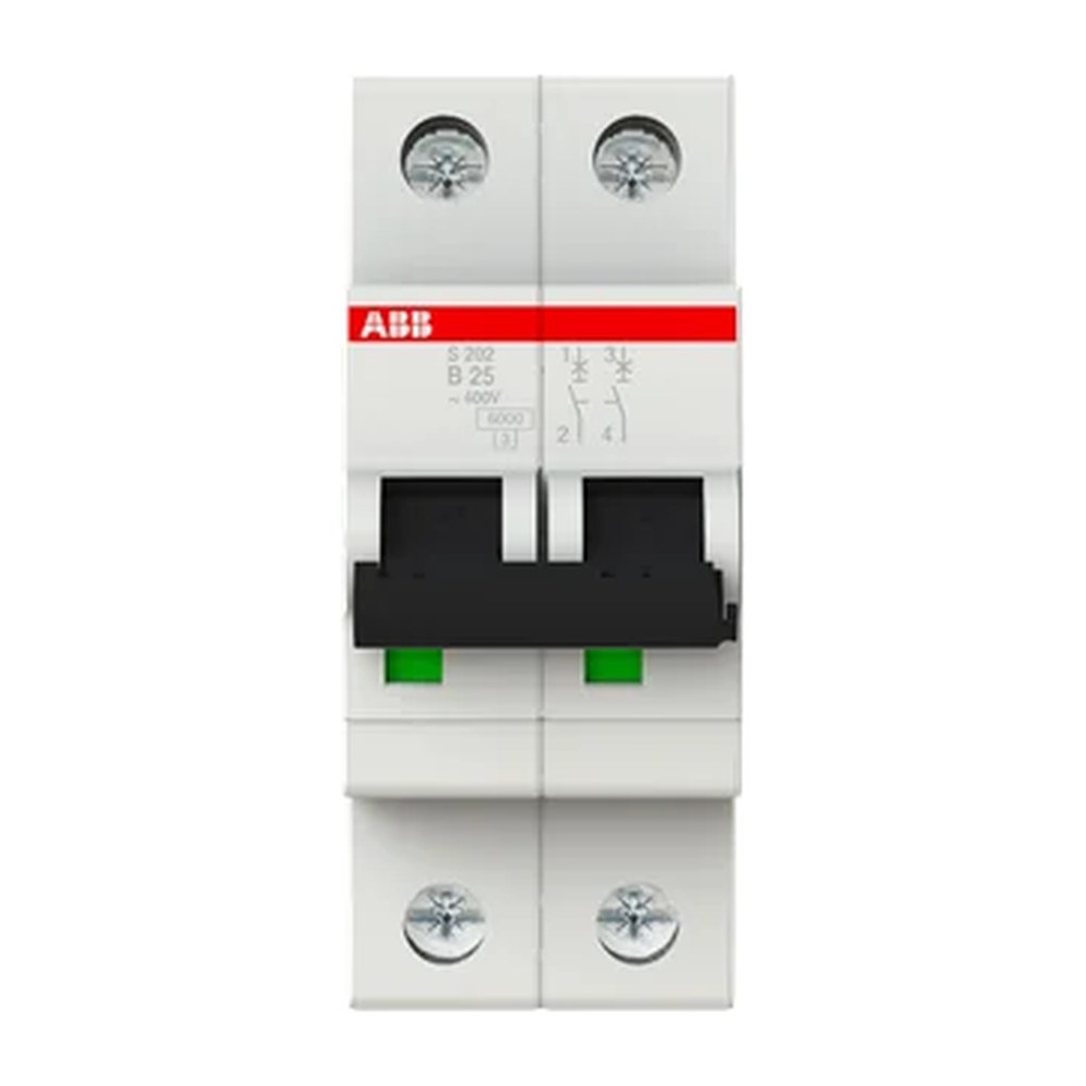 ABB System pro M compact S202 installatieautomaat 2-polig 25 A 2520236