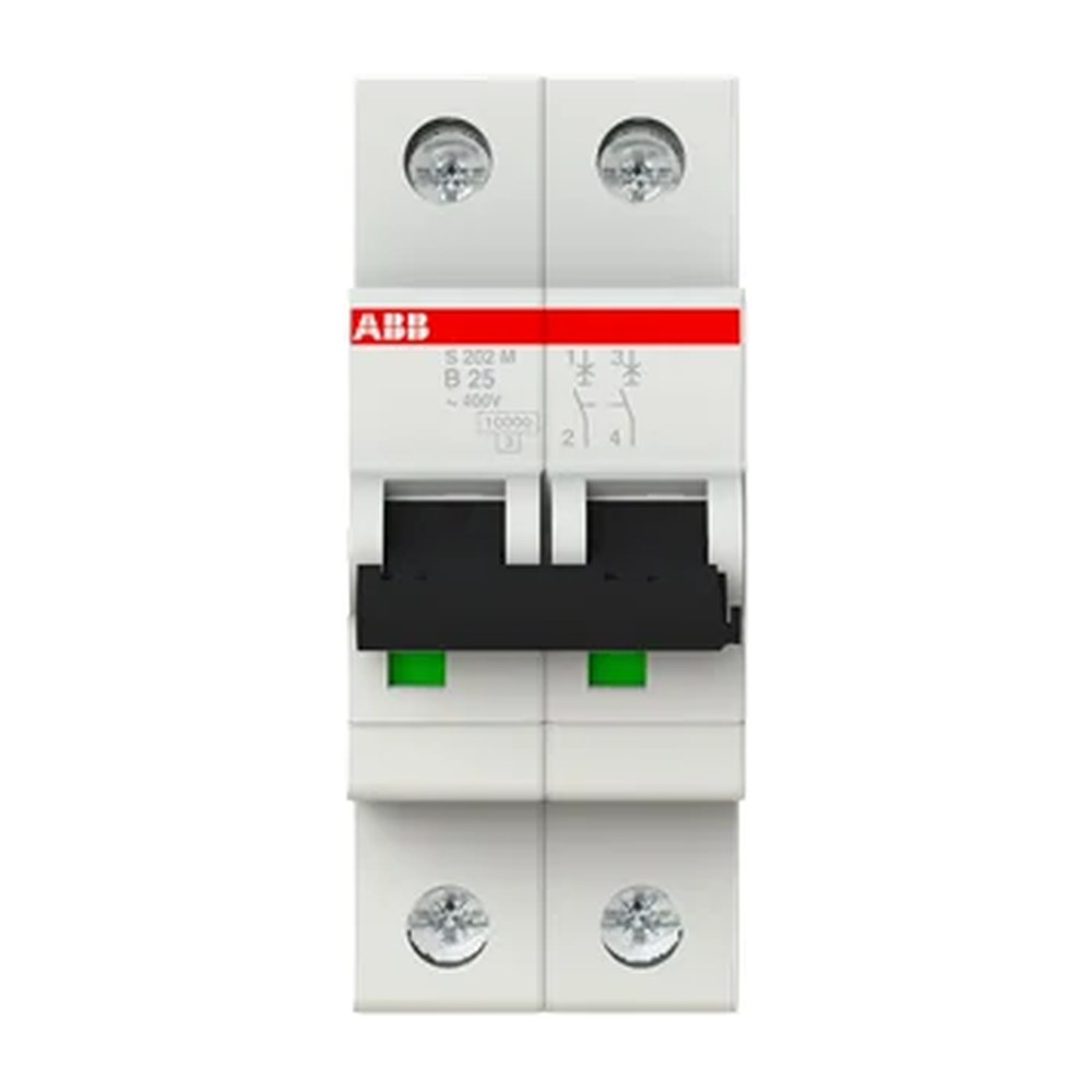 ABB System pro M compact S202M installatieautomaat 2-polig 25 A