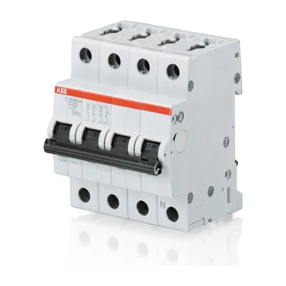 ABB System pro M compact S203M installatieautomaat 3-polig 4-polig 20 A