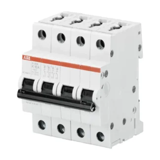 ABB System pro M compact Vierpools installatieautomaat S204 4-polig 6 A