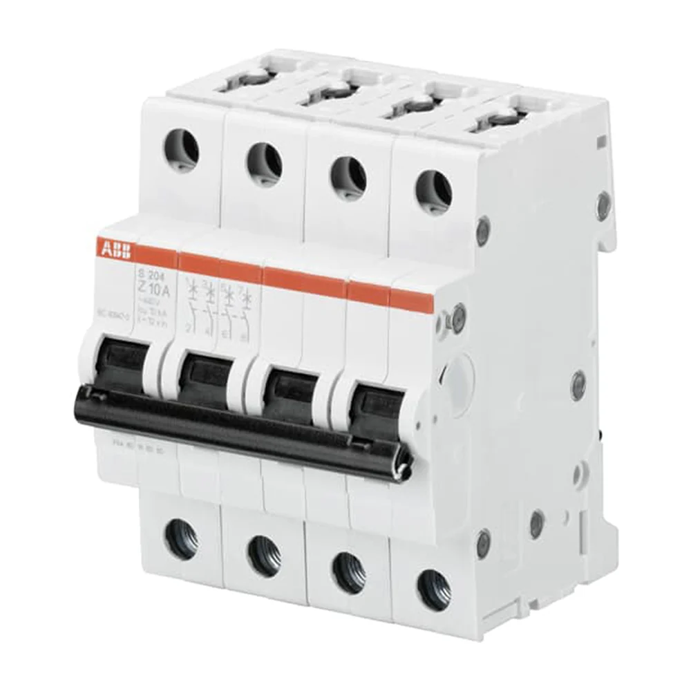 ABB System pro M compact Installatieautomaat S204 4-polig 6 A