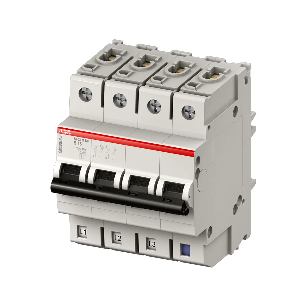 ABB Smissline-S Installatieautomaat S403M 4-polig 40 A
