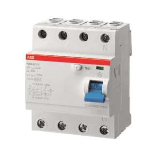 ABB System pro M compact 4-polige aardlekschakelaar 4-polig 100 A