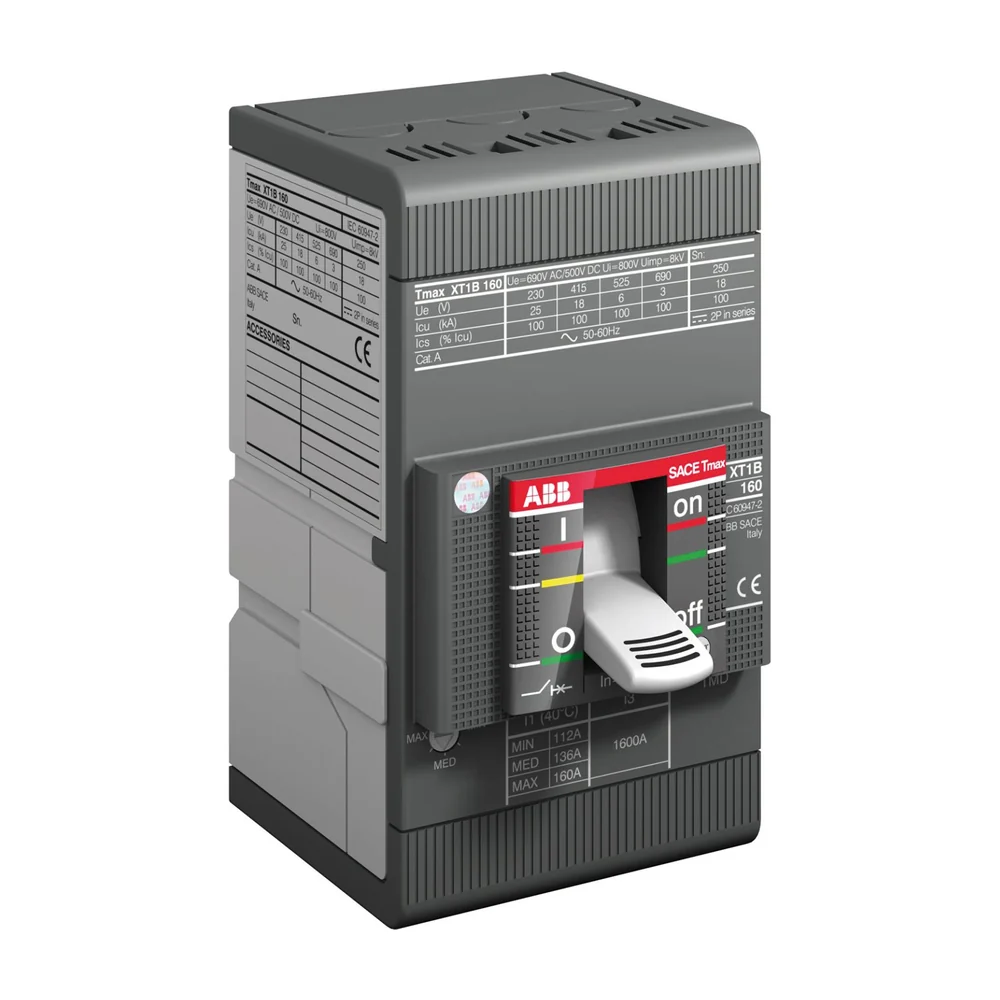 ABB Tmax XT1S vermogensschakelaar 3-polig 125 A