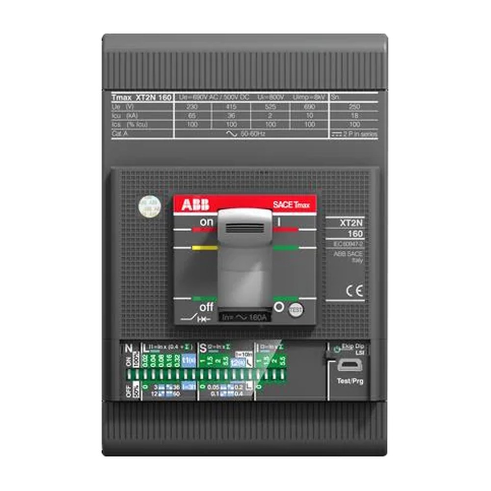 ABB Tmax XT2H vermogensschakelaar 3-polig 160 A 2807616