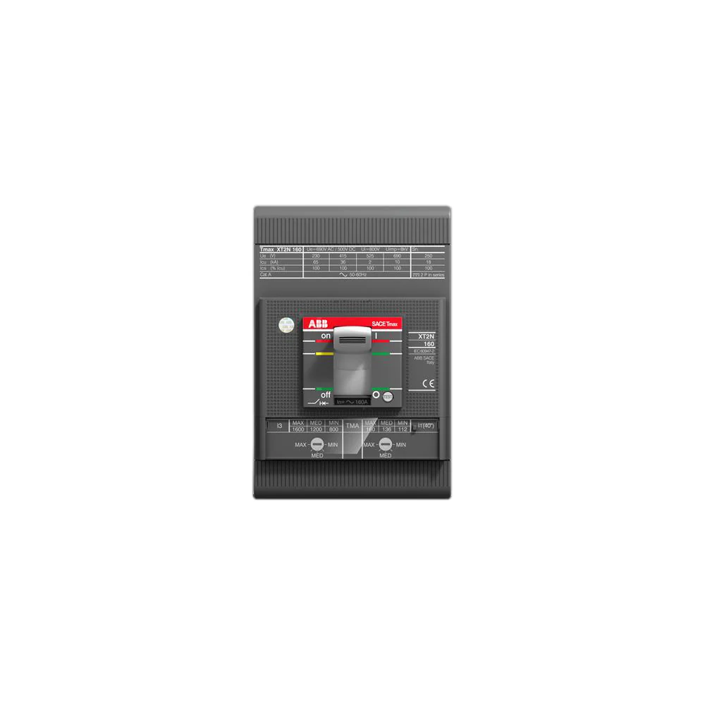ABB Tmax XT2S Inbouwapparaat vermogensschakelaar 3-polig 50 A