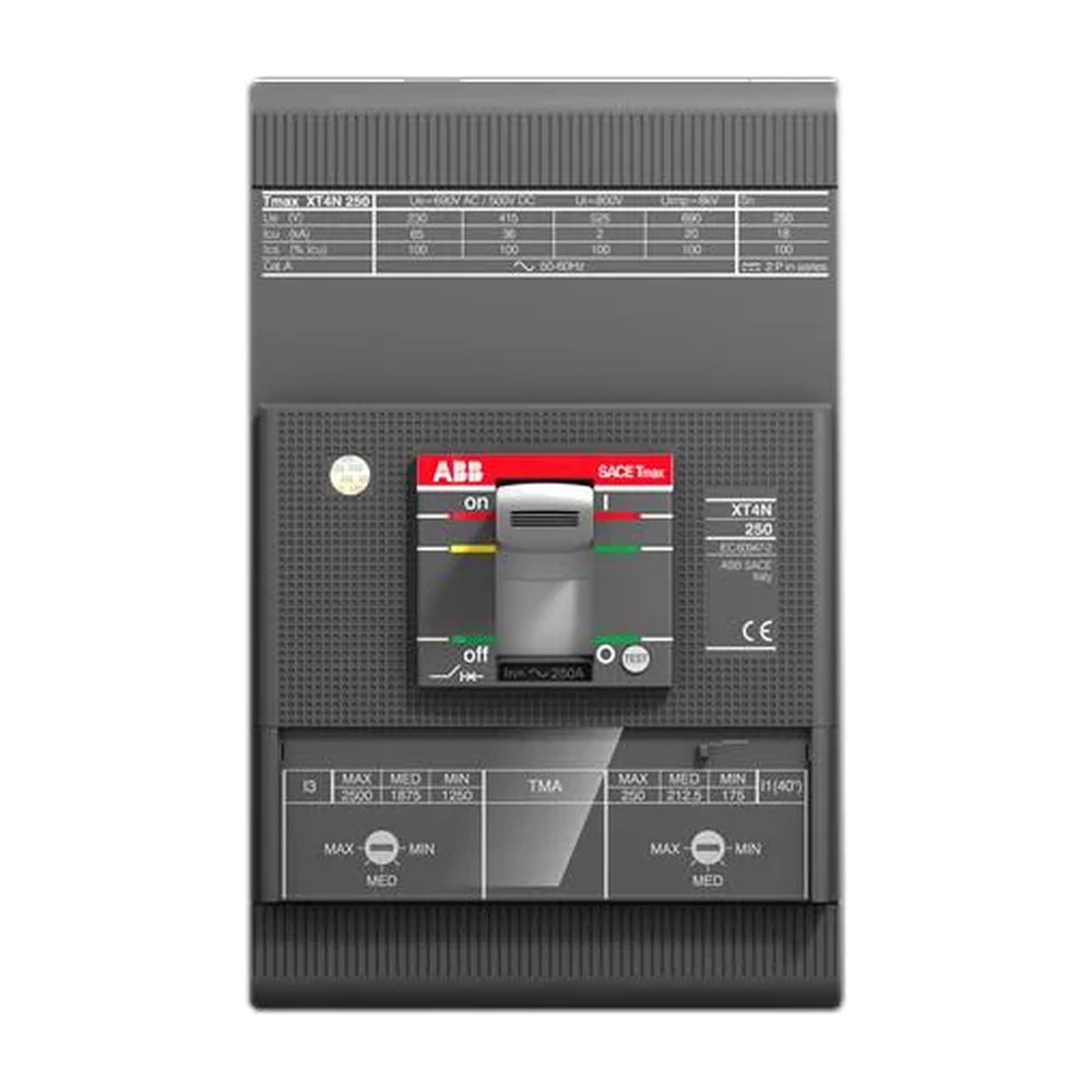 ABB Tmax XT4N vermogensschakelaar 3-polig 100 A