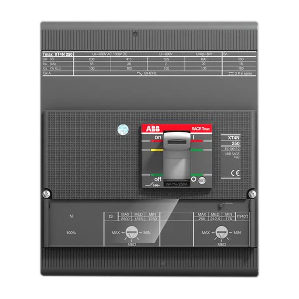 ABB Tmax XT4S vermogensschakelaar 4-polig 25 A