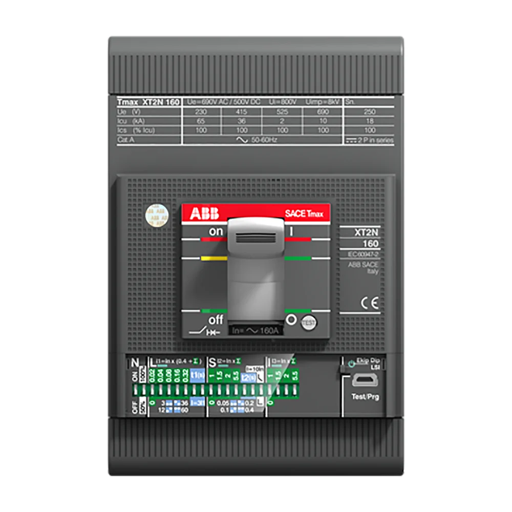 ABB XT2N vermogensschakelaar 3-polig 160 A