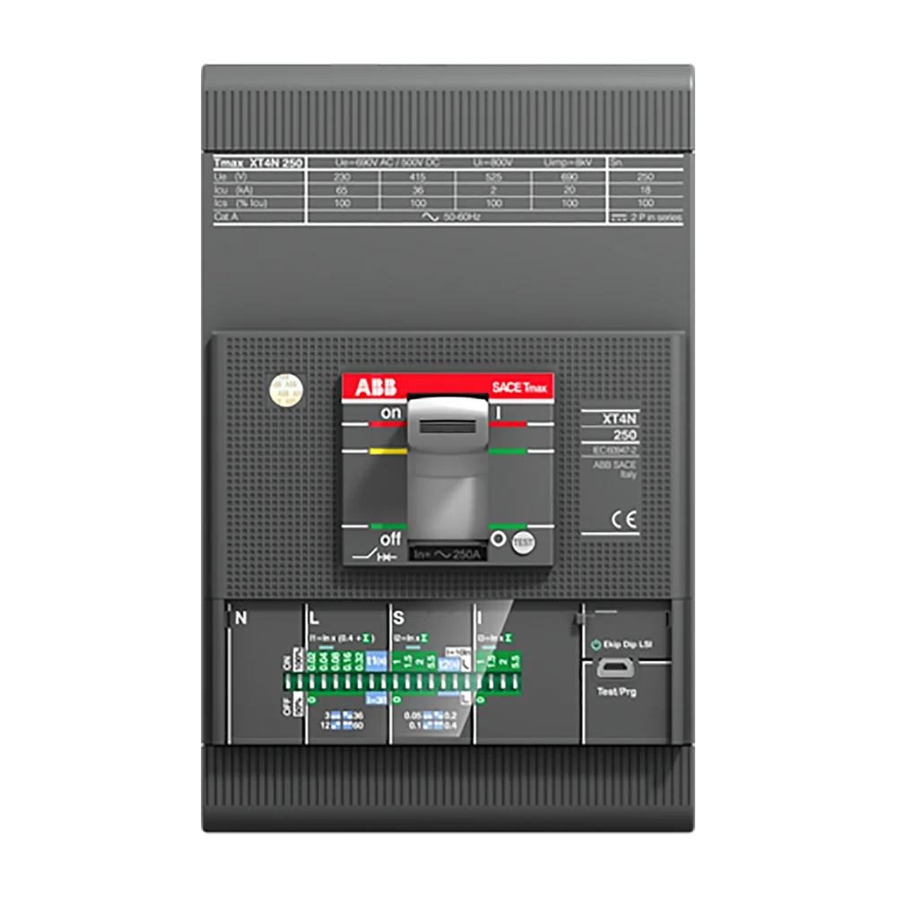 ABB XT4S vermogensschakelaar 3-polig 63 A