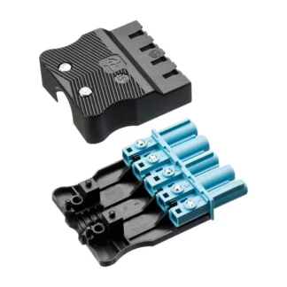 Adels Steker vlak Contrastekker connector 5-polig 20 A