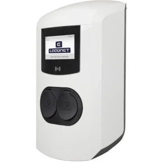 Alfen Eve Double Plus laadstation 2× 22 kW, contactdoos