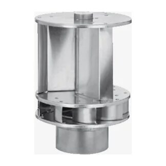 Anjo Savonius windgedreven ventilator. ventilatiekap voor dakopstand
