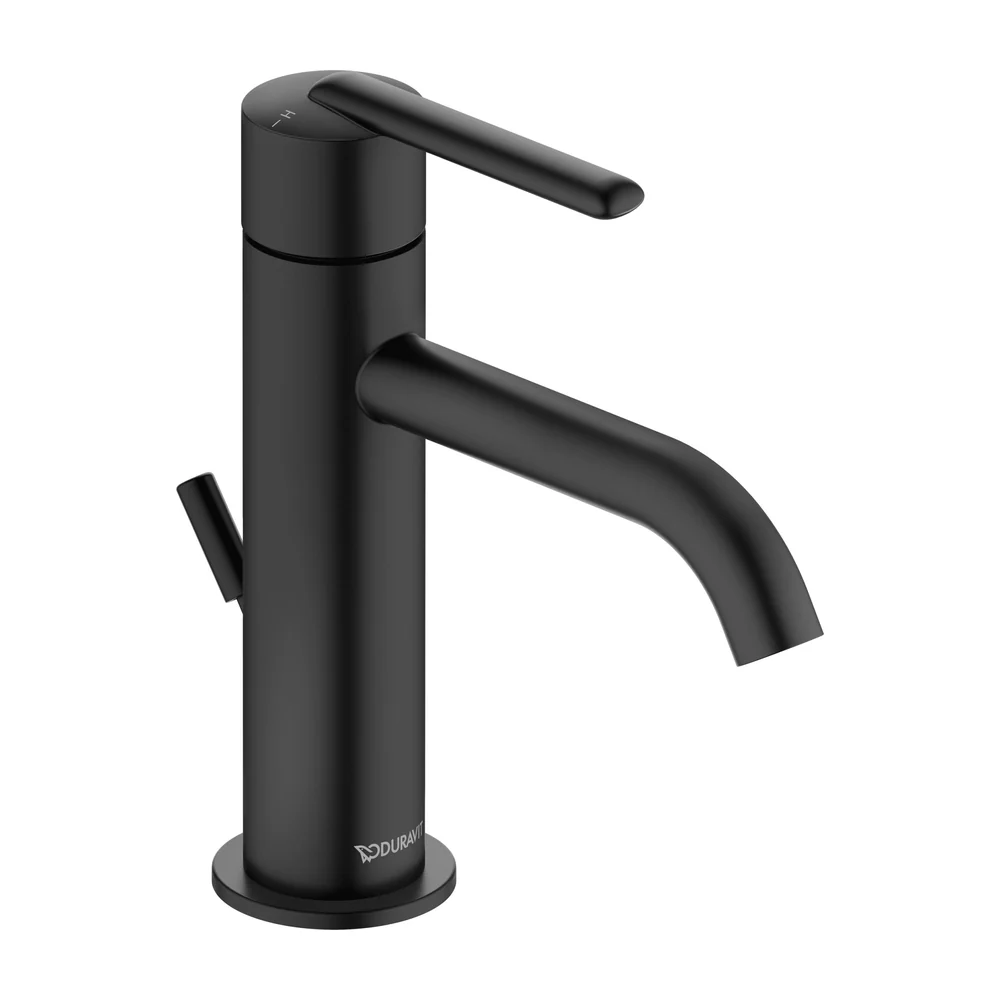 Duravit Balcoon S wastafelmengkraan zwart mat