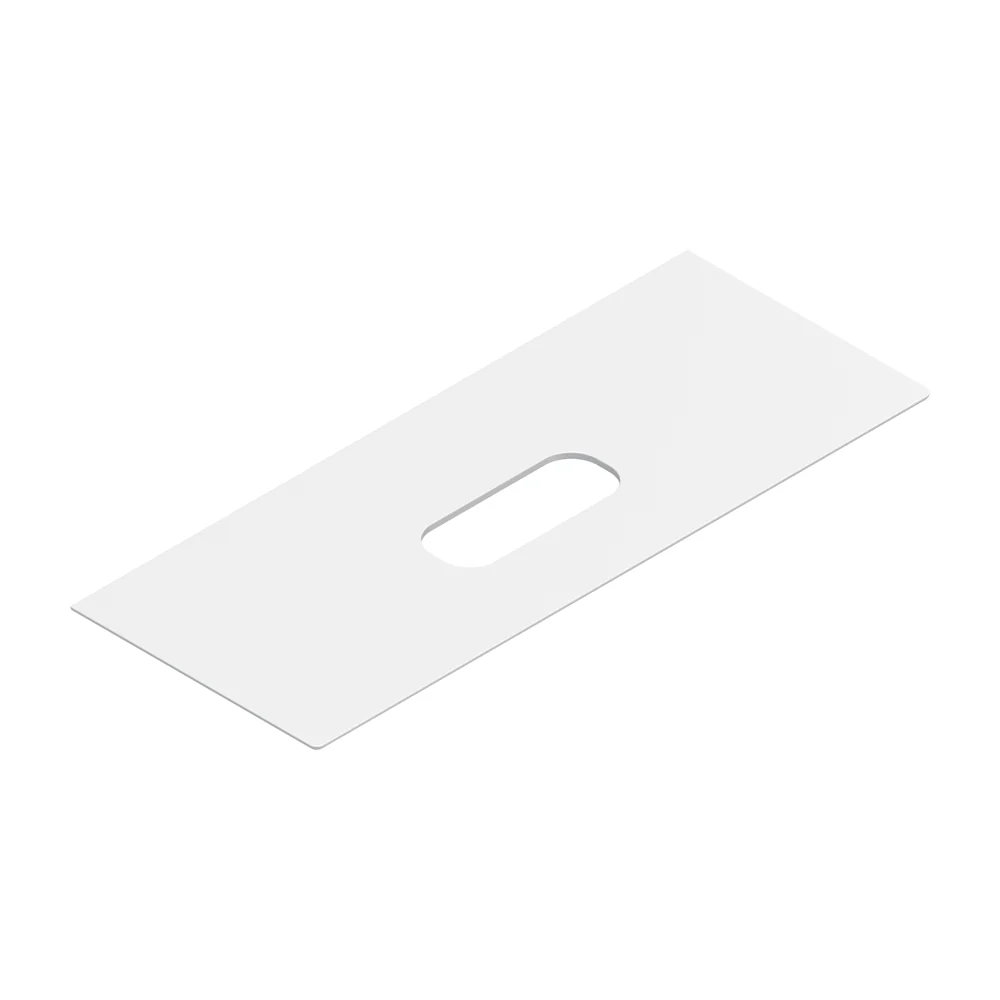 Catalano Ceramic Top bad 125×50 cm mat wit