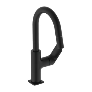 Ideal Standard Ceralife C Eengreeps wastafelmengkraan Mechanisch Zwart