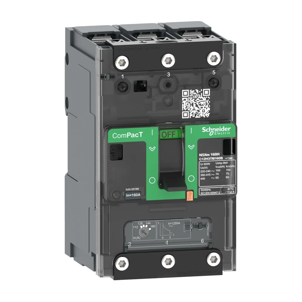Schneider Electric ComPact circuit breaker vermogensschakelaar 3-polig 50 A