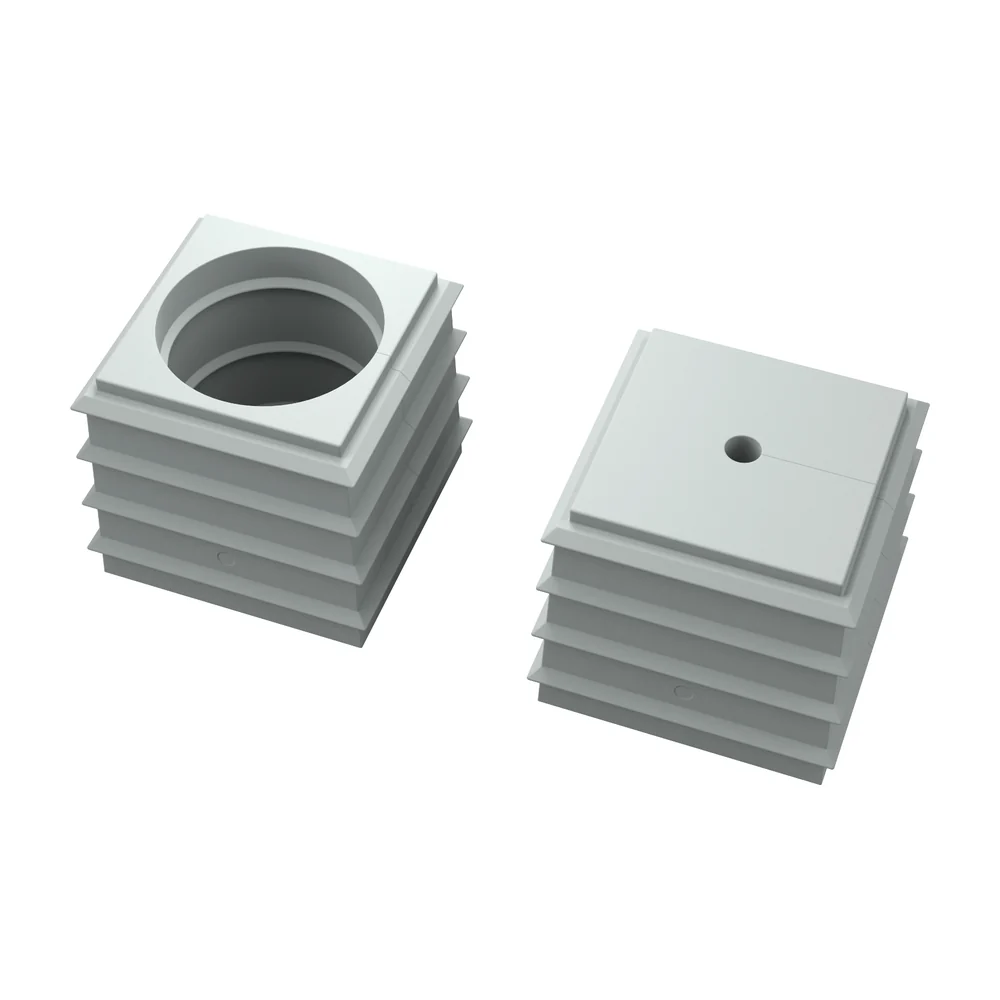 Conta Clip Conta-Clip kabeldoorvoertule Open Grijs 1903307