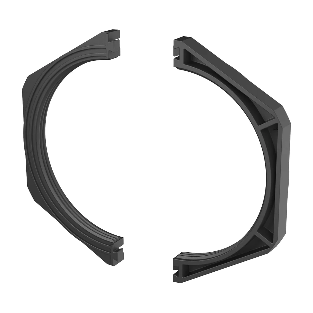 Conta Clip wartelmoer kabel-/buisinvoer zwart