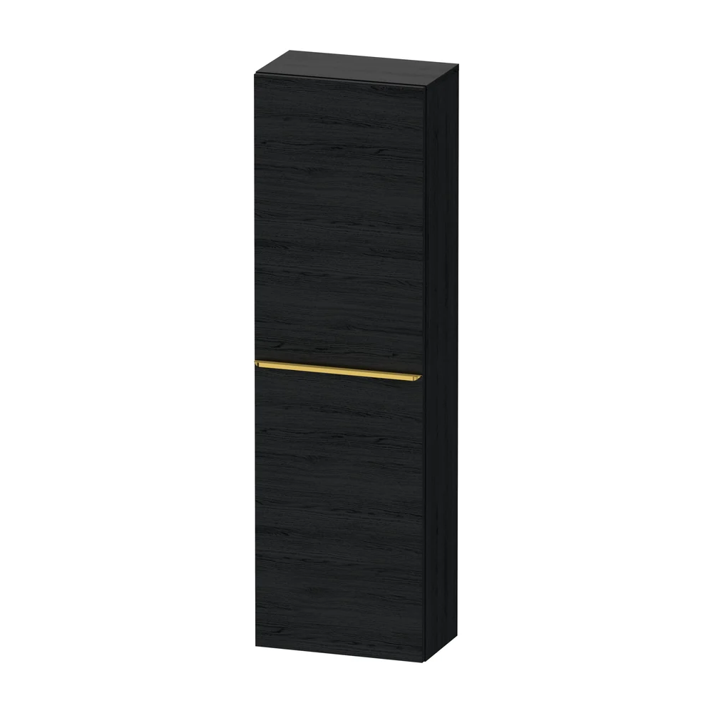 Duravit D-Neo Halfhoge badmeubelkast zwart mat