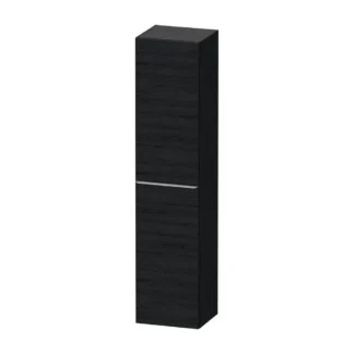 Duravit D-Neo Hoge kast badmeubelkast zwart mat Wand