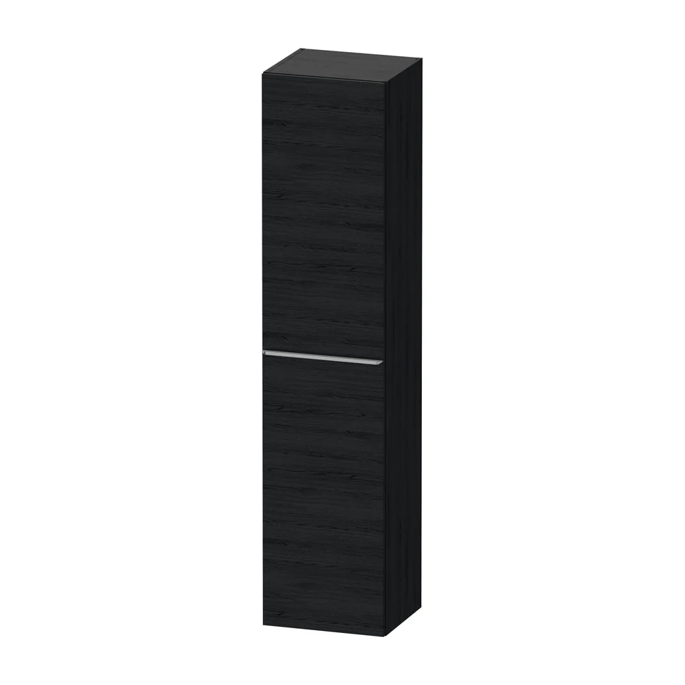 Duravit D-Neo Hoge kast badmeubelkast zwart mat Wand