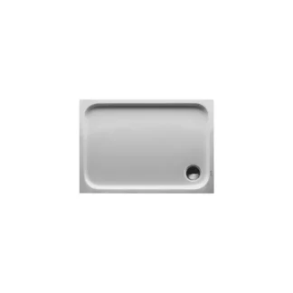Duravit D-Code Rechthoekige acryl douchebak 1100x750 mm wit Universeel