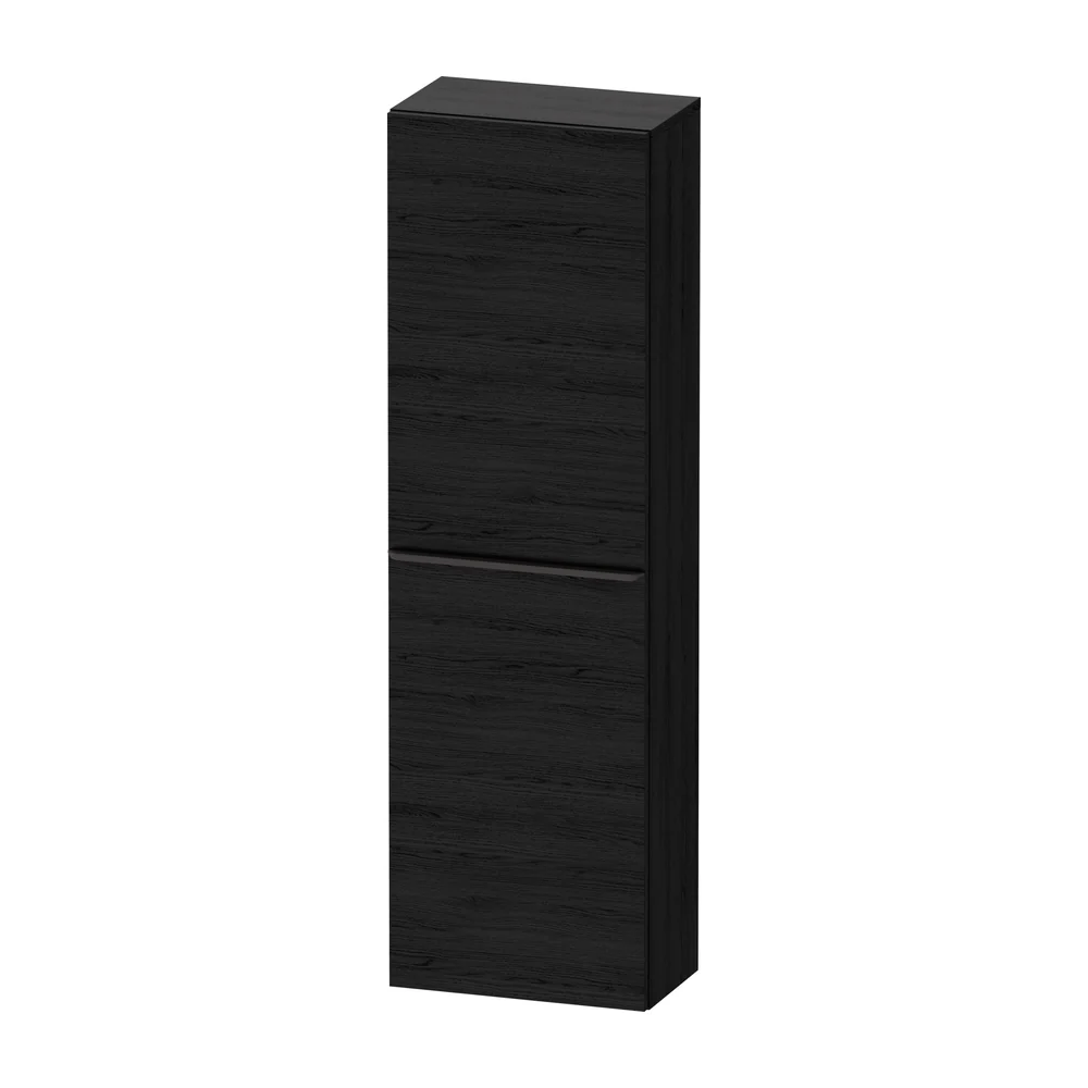 Duravit D-Neo Halfhoge badmeubelkast zwart Wand