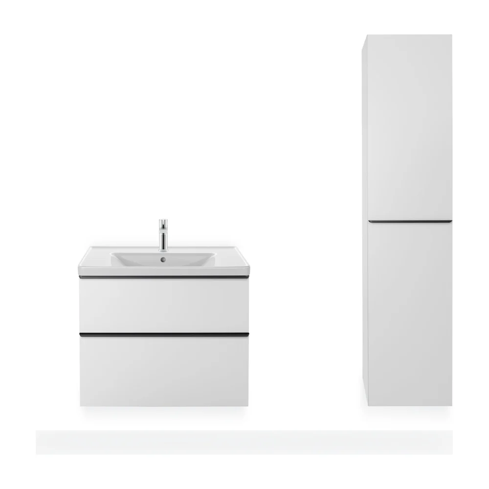 Duravit D-Neo Hoge kolomkast badmeubelkast wit Wand 2728043