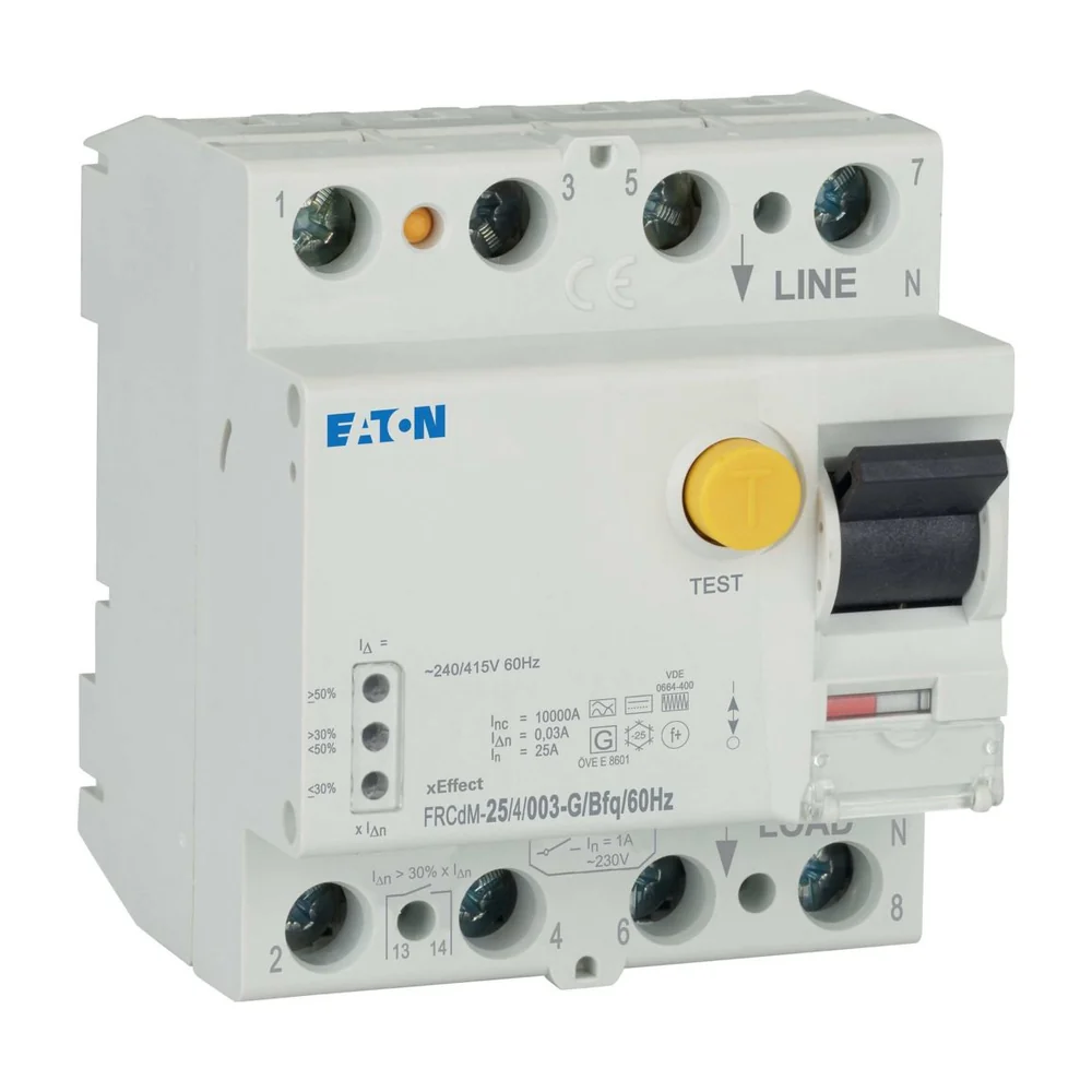 Eaton FRCDM-25/4/003-G/BFQ/60HZ aardlekschakelaar