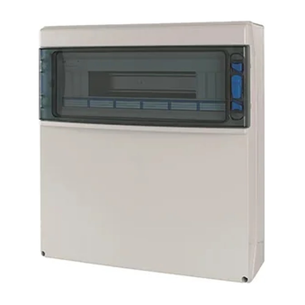 Eaton installatiekast met din-rail leeg 436x418x147 mm ral7035