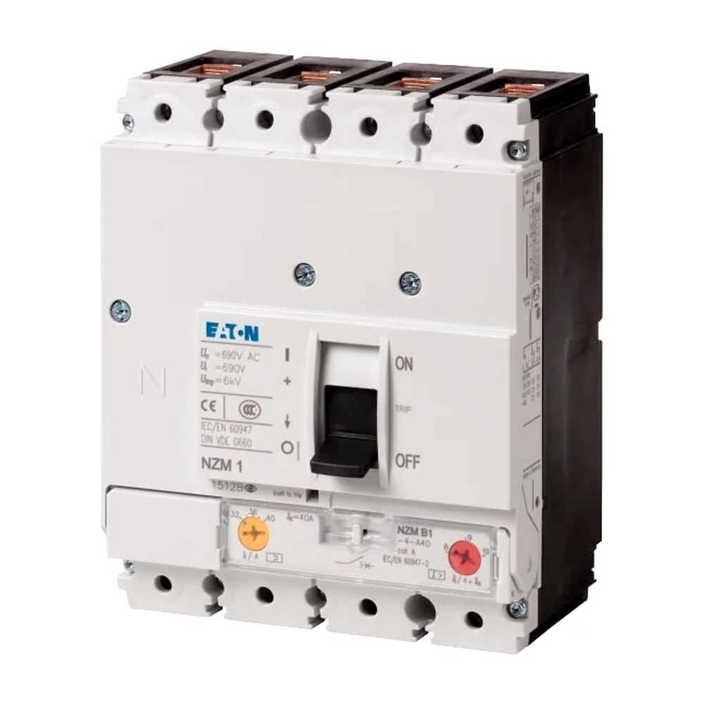 Eaton NZM vermogensschakelaar 4-polig 125 A
