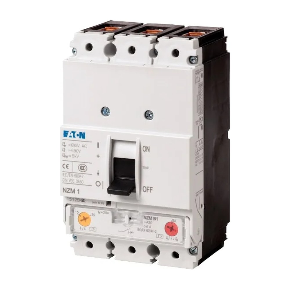 Eaton NZM Motorbeveiligingsschakelaar vermogensschakelaar 3-polig 160 A