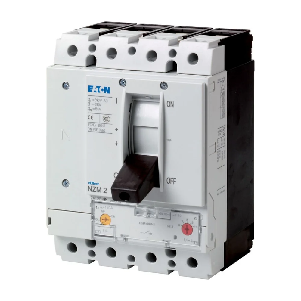Eaton NZMH2-4-A200/125 NZM2 vermogensschakelaar 4-polig 200 A