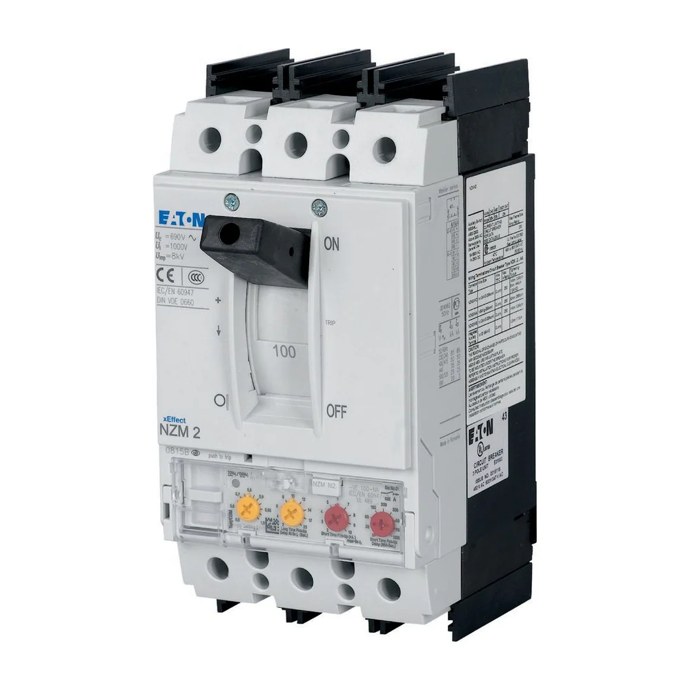 Eaton NZMH2-VE100-NA NZM2 Vermogensschakelaar 3-polig 100 A