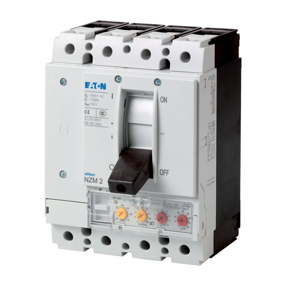 Eaton NZML2-4-VE160/100 NZM2 Vermogensschakelaar 4-polig 160 A