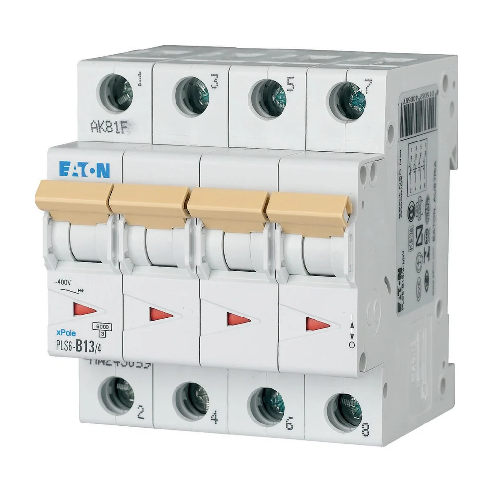 Eaton PLS6-C13/4-MW installatieautomaat