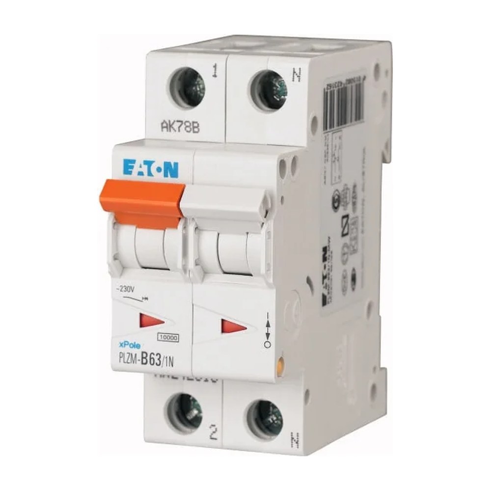 Eaton PLZM-B63/1N-MW installatieautomaat