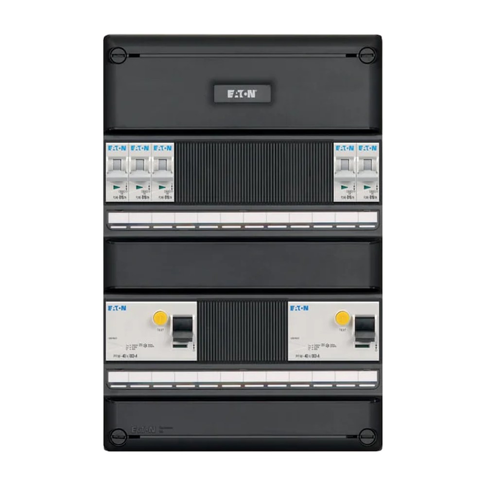 Eaton installatiekast met din-rail leeg 330x220x95 mm ral9005