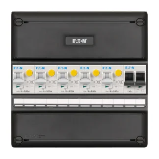Eaton Systeem 55 Zwarte opbouw installatiekast 140x234x292 mm 2-polig