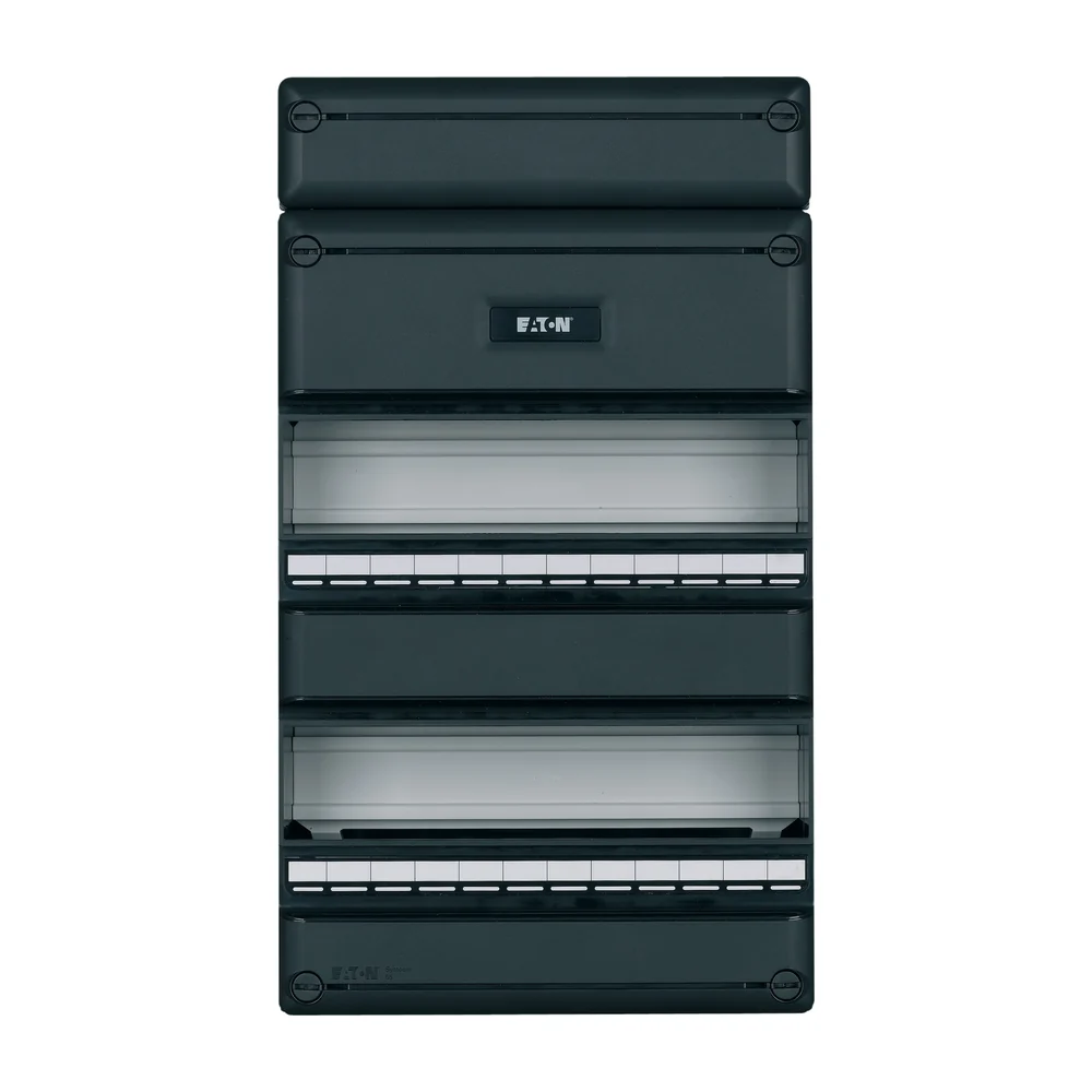 Eaton installatiekast met din-rail leeg 385x220x95 mm ral9005