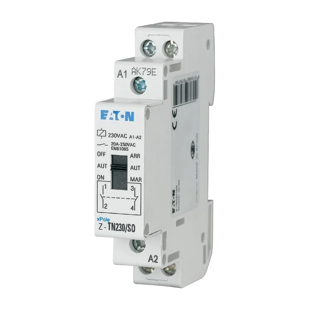 Eaton voorkeuzerelais magneetschakelaar installatie