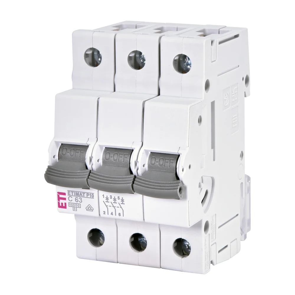 Eti mat P10 C installatieautomaat 3-polig 63 A
