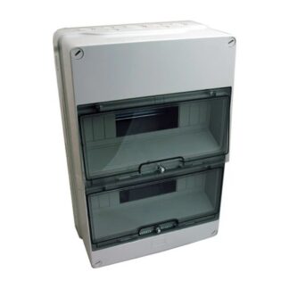 Gewiss installatiekast met din-rail leeg 375x250x135 mm ral7035