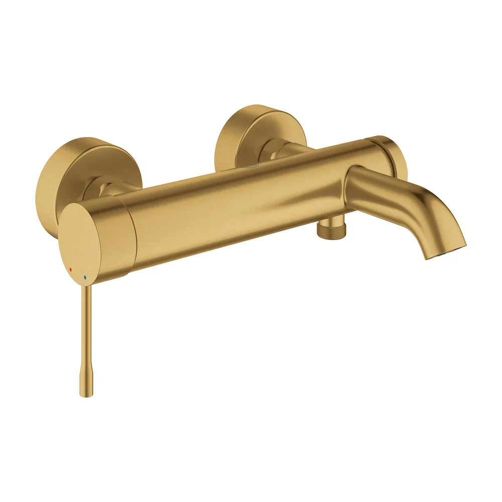 Grohe Essence New badmengkraan zonder thermostaat geborsteld