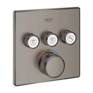 Grohe Grohtherm SmartControl inbouwmengkraan geborsteld Afbouwdeel