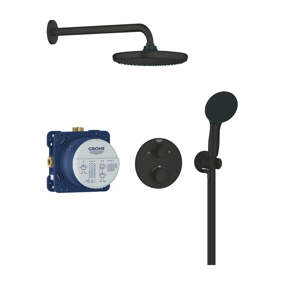 Grohe Precision Shower inbouwmengkraan Tweegreeps Inbouwdeel