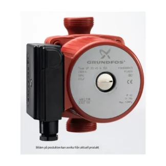 Grundfos Up circulatie & tapwaterpompen 126x150 mm rvs